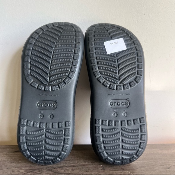 Crocs Mega Crush Black Unisex Clog Size 6 or 8 SKU#24827 - Picture 7 of 7